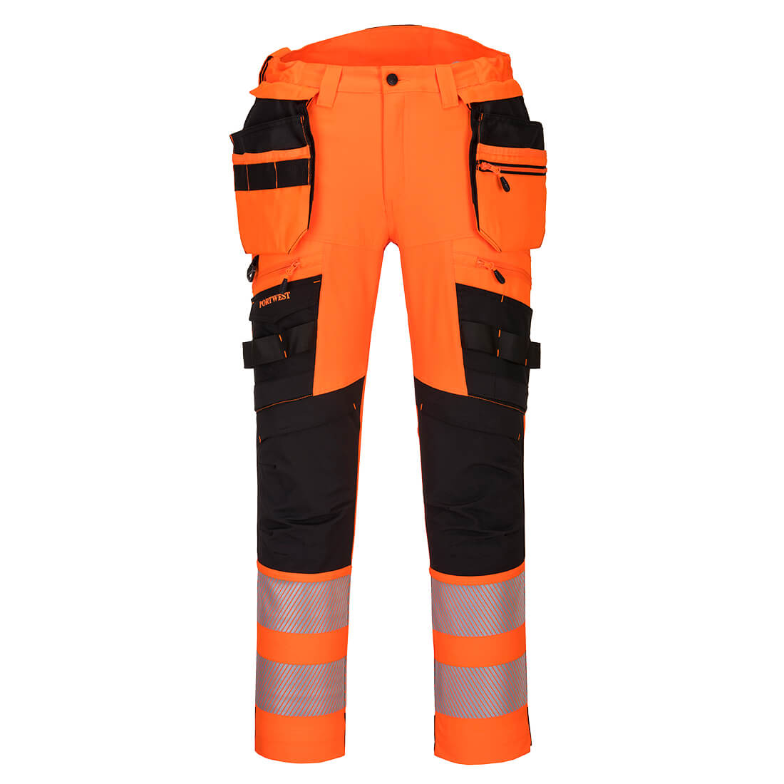 Portwest DX442 DX4 Hi-Vis broek met afneembare holsterzak